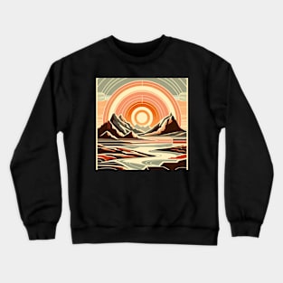 Sunrise over the Mountains Crewneck Sweatshirt